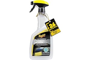 Meguiar's Ultimate Waterless Wash & Wax, Scratch-Free Waterless Car Cleaning Spray That Makes Detailing Quick and Easy, 2-in-1 Cleaner and Protection to Help Your Ride Shine, 26 Oz