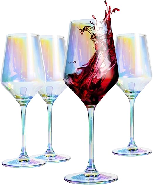 Amazon Com Homquen Red Wine Glass 13 Ounce 390ml Lead Free