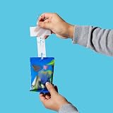 iziusy 10pk Plastic Hanging Merchandise Strips w/ Hooks Display Label Header view 2