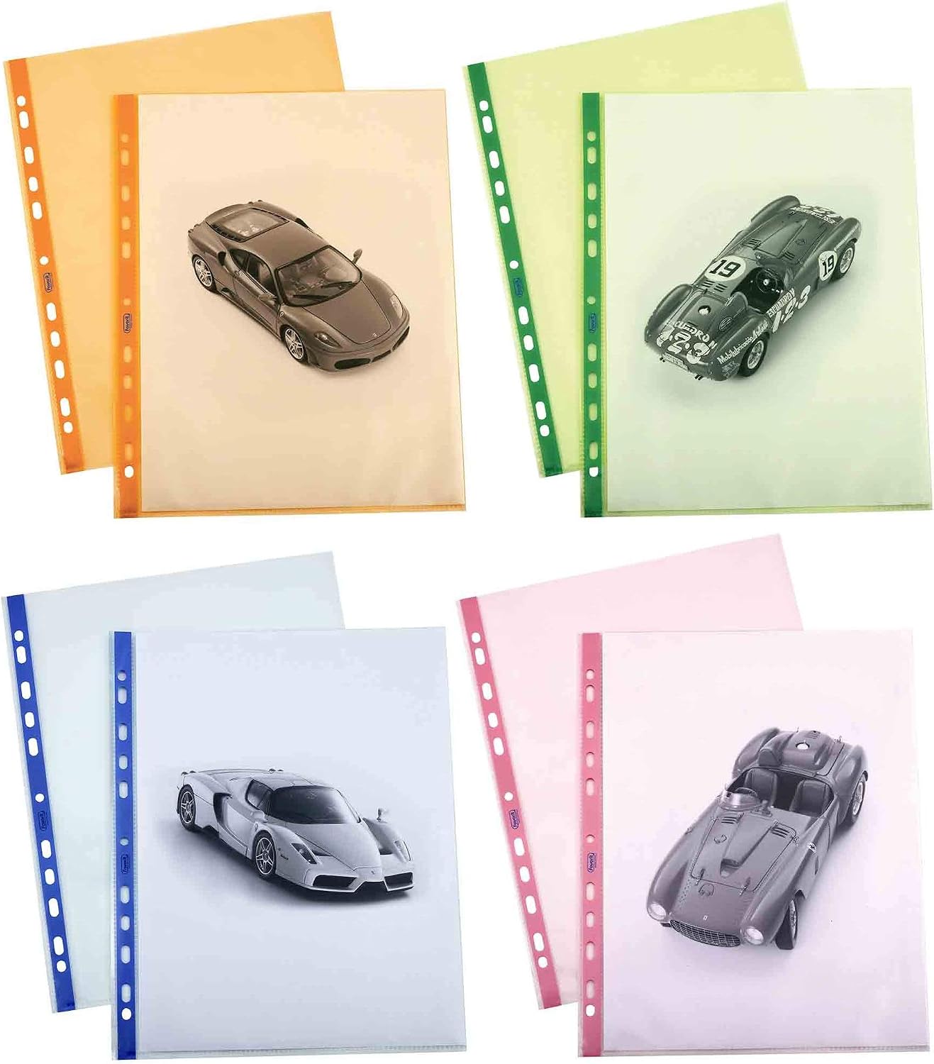 Favorit, 10 x A4 Smooth Finish Envelopes 22 x 30 cm Inner Transparent Assorted Pastel Colours (Random Color) - Image 4