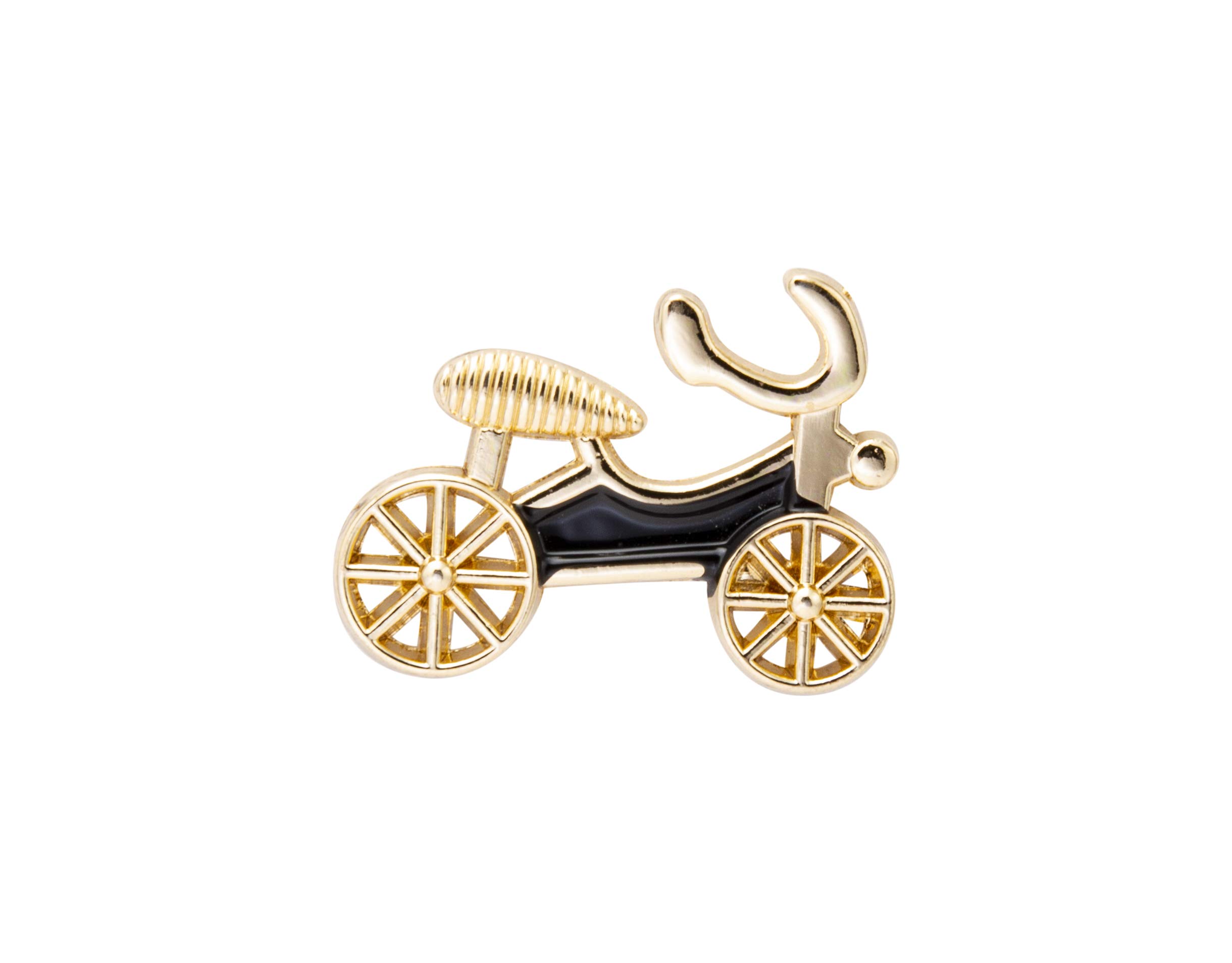 Brooch Lapel Pin for Men Golden and Black Vintage Bike Cycle Lapel Pin Badge Coat Suit Wedding Gift Party Shirt Collar Accessories