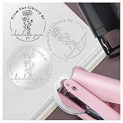 OFCCUSTOM Book Embosser Custom Embosser Stamp with