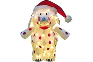 ProductWorks 24-Inch Pre-Lit 3D Island of Misfit Toys Elephant Yard Decoration, 50 Lights