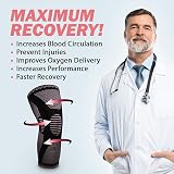 POWERLIX Knee Support for Women Men Pink Medium Knee Brace Sleeve view 6