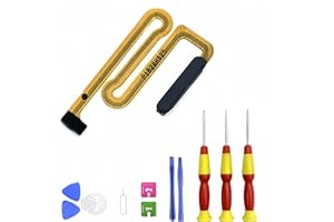 HYYHFIX Galaxy A13 5G Power Button Flex Cable Replacement for Samsung Galaxy A136U Fingerprint Sensor Home Button Flex Cable Connector Replacement Parts 6.5 Inches(US Version) (Black)