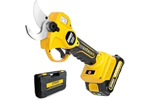 BRUSHLESS Electric Pruning Shears,LCD Display Screen,1.2''(30MM)Cutting Diameter,IMOUMLIVE Cordless Pruning Shears Powered by 21V 2.0Ah Battery,Electric Pruner for Orchard,Garden Tree Branches Pruning