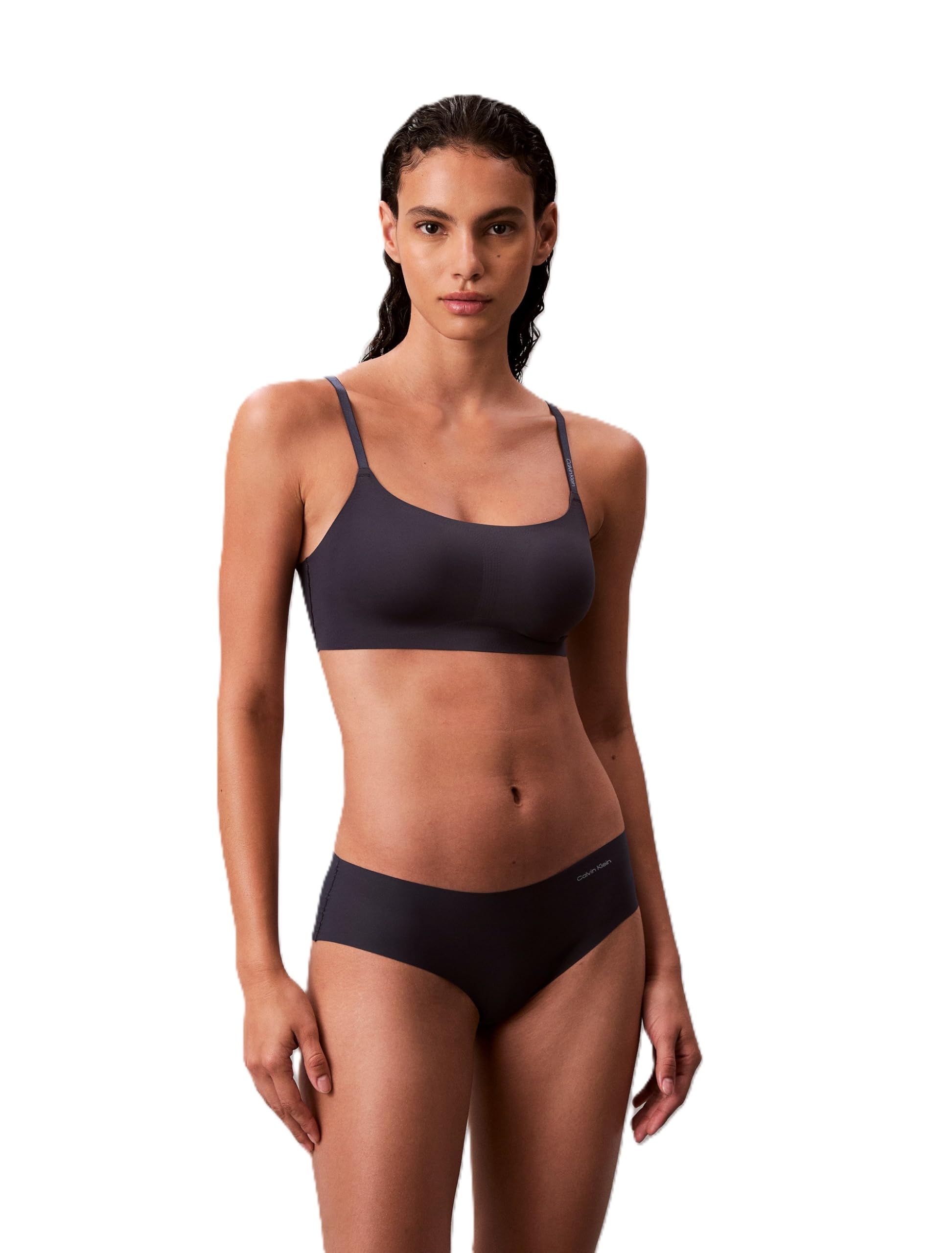 Calvin Klein Invisibles Comfort Seamless Adjustable Skinny Strap Bralette Bra Image