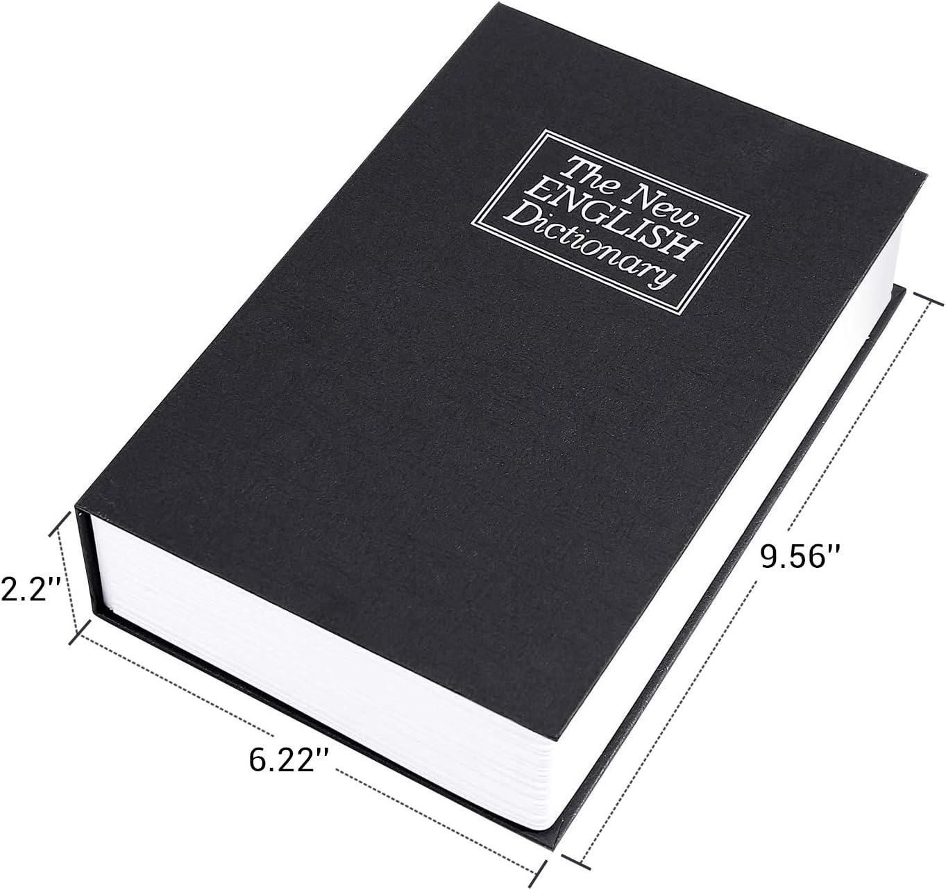 Book Safe with Combination Lock, Ohuhu Dictionary Diversion Book Safe, Portable Safe Box, Great for storing Money, Jewelry and Passport - - 