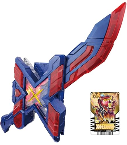 Bandai DX Gotcharge Gun – Giocattolo Kamen Rider Gotchard Con Luci, Suoni E 3 Carte Ride Chemi