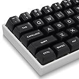 GMKWTL XVX Black Translucent Keycaps, Double Shot