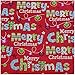 JAM PAPER Assorted Gift Wrap - Christmas Wrapping Paper - 100 Sq Ft Total - Holographic Merry Christmas Set - 4 Rolls/Pack