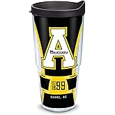 Tervis Made in USA Double Walled Appalachian State Mountaineers Insulated Tumbler Cup Keeps Drinks Cold & Hot, 24oz, Spirit