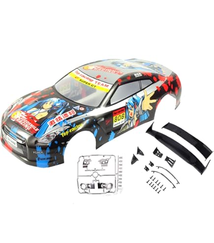 Amazon.com: Tamiya 51563 Body Set Raybrig NSX Concept-GT : Toys