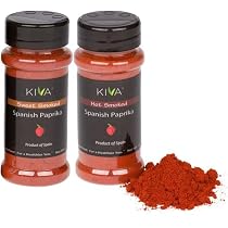 Amazon.com : Kiva (2 PACK) HOT + SWEET Smoked Spanish Paprika ...