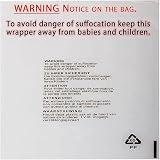 Capra Falconeri 100x 6.5x9" Clear Cellophane Bags Self Seal Poly Garment view 5