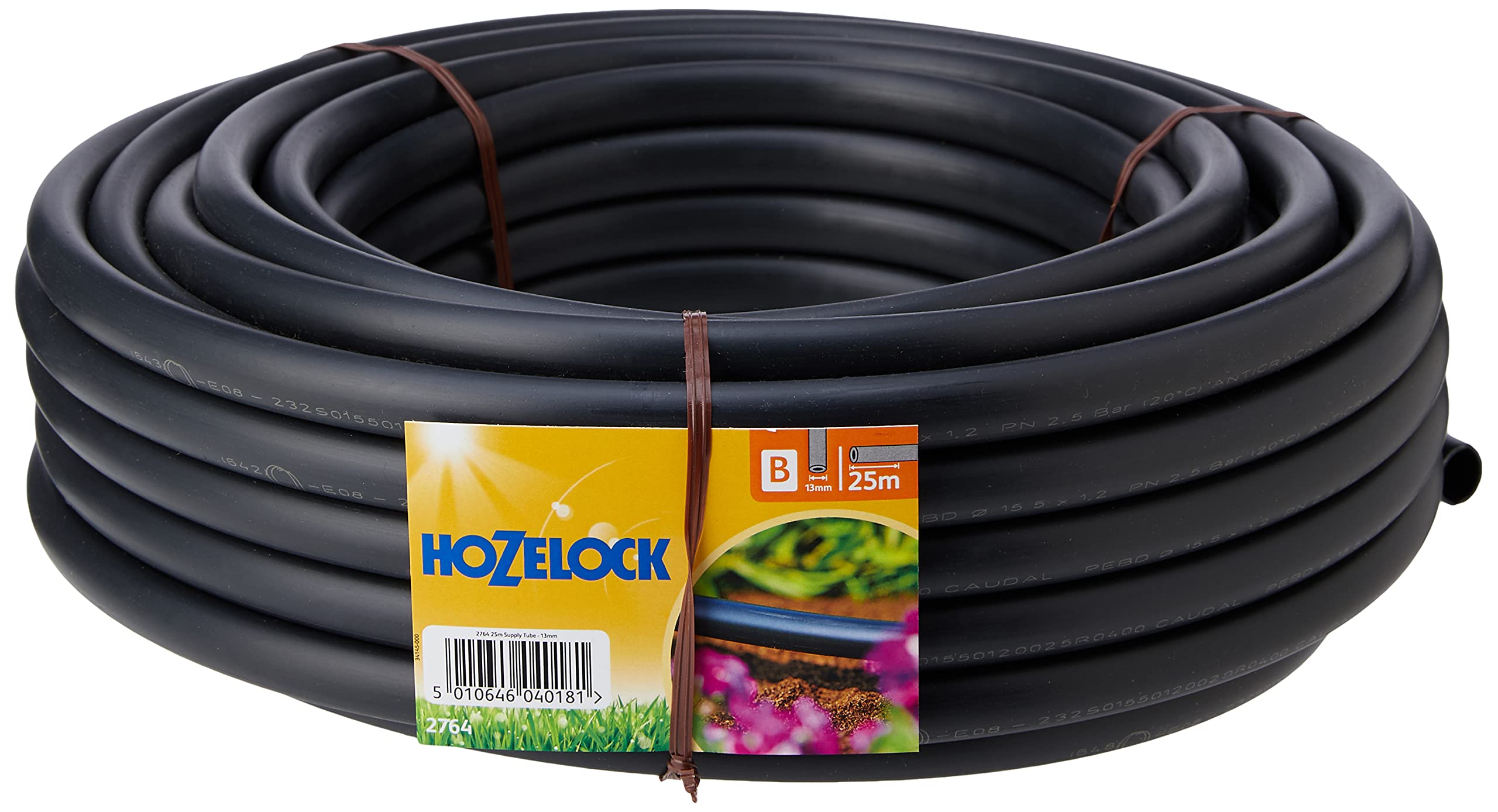 Hozelock 2764R0000 PVC Supply Hose, 25 m x 13 mm