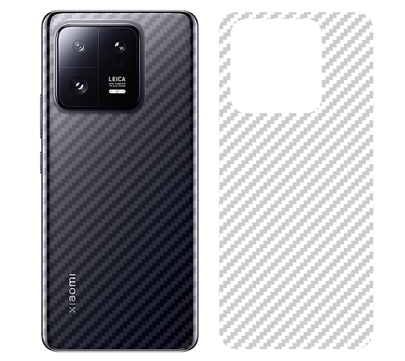GIOPUEY Back Protector Flim Compatible with Xiaomi Mi 13 Pro, [4 Pack] 0.1mm Ultra Slim Soft Back Film Back Protector [Anti Fingerprint] [Non Slip]