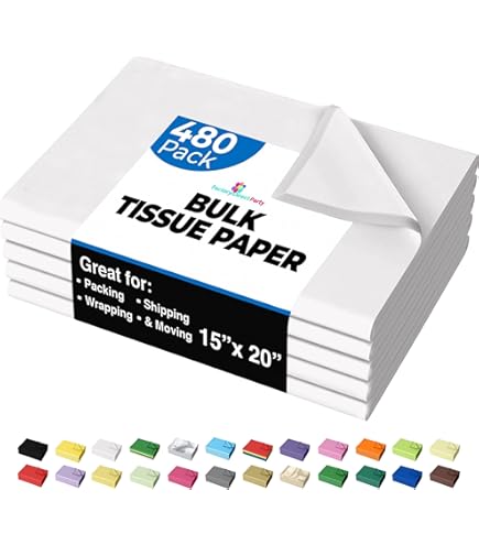 Acheter Papier De Soie Blanc 10 Feuilles 50 X 66 Cm