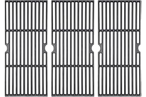 GGC 16 7/8" Grill Grates Replacement for Charbroil 463420508, 463420509, 463420511, 463436213, 463436214, 463440109, 463441312, Master Chef, Thermos and Backyard, 3 PCS 16 7/8 x 9 5/16 Cooking Grids