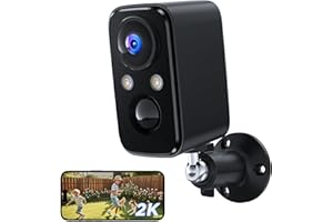 BECAMSO Security Cameras Wireless Outdoor Battery: 2K WiFi Camera Indoor for Home Security System - CCTV Camera Waterproof Night Vision Camaras de Seguridad para Casa Inalambricas