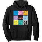 Adventure Time Pop Art Character Grid Cartoon Pullover Hoodie