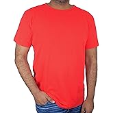 Soft & Simple –Heavyweight Bamboo Viscose T-Shirt –240 GSM Tagless Crew Neck –Breathable Organic Cotton Blend –Men’s/Women’s