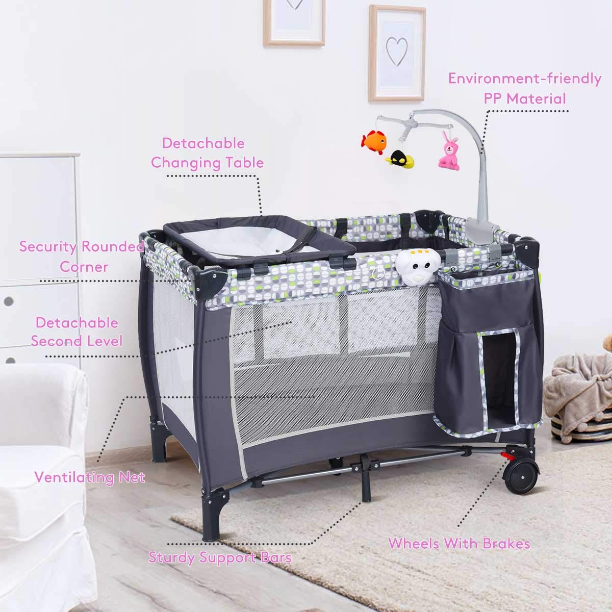 detachable changing table