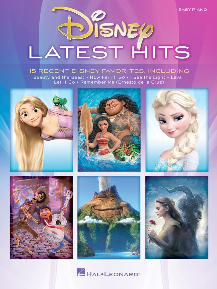 Disney Latest Hits. Easy Piano.: 15 Recent Disney Favorites