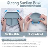 o'doe 17-Piece Baby Led Weaning Feeding Set Blue V2 Silicone Spoons view 3