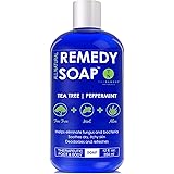 Remedy Soap Tea Tree Oil Body Wash, Helps Body Odor, Athlete’s Foot, Jock Itch, Ringworm, Yeast Infections, Skin Irritations,