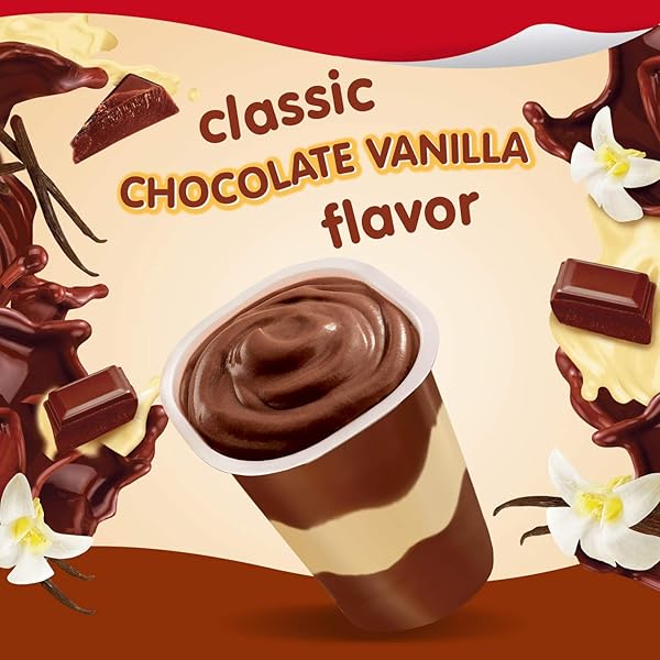 SNACK PACK PIE PUDDING CUPS, CHOCOLATE AND VANILLA, 33 OZ (6 CT)