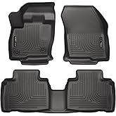 Husky Liners Weatherbeater Floor Mats | Fits 2015 - 2024 Ford Edge | Front & 2nd Row, 3-pc Black - 98781