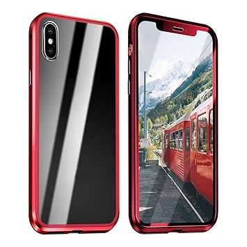 Zxk Co Iphone Xs Max Hulle Magnet Einteiliges 360 Grad