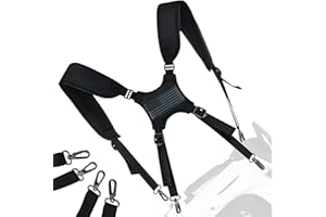 LZFAN Golf Bag Straps,Universal Replacement Double Shoulder Shoulder Straps,PU Leather Golf Bag Carry Strap