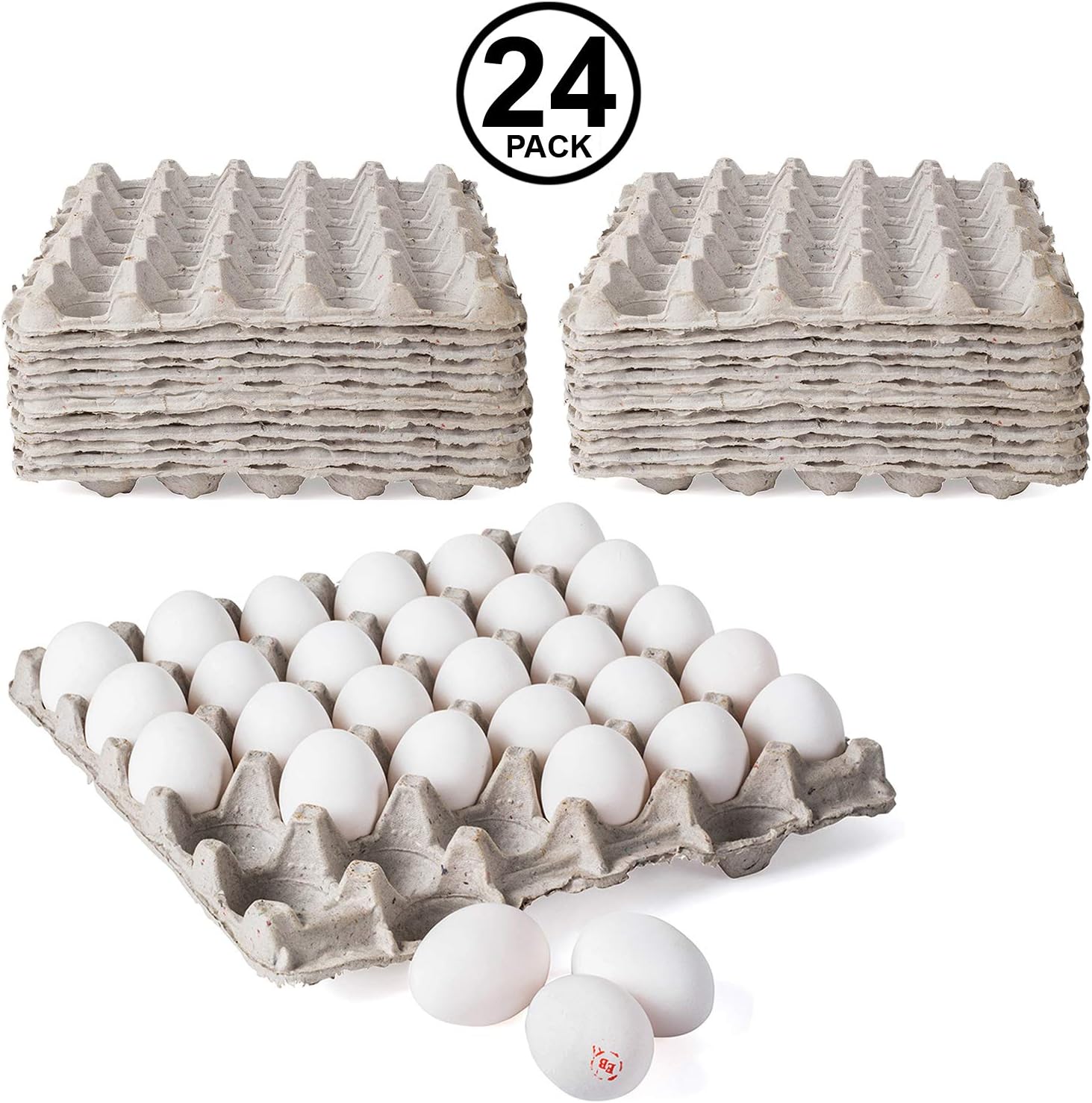 Biodegradable Chicken Egg Flats Holds 30 Eggs Securely