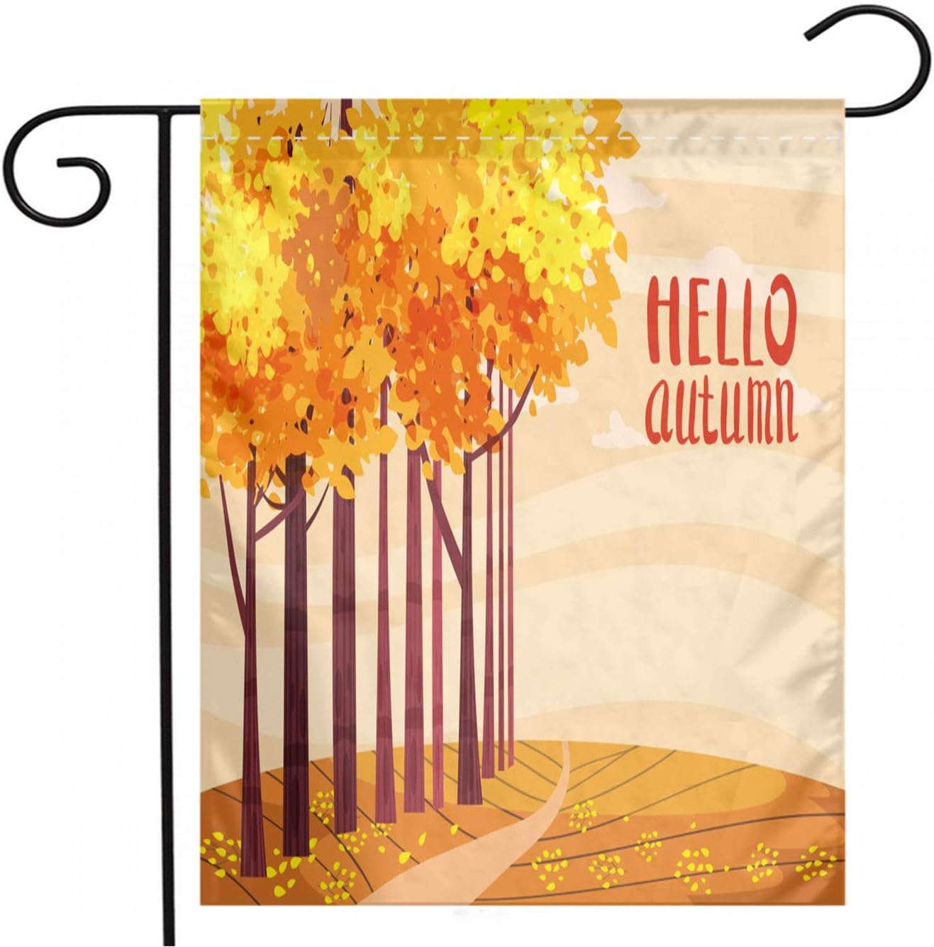 BEISICC Autumn Garden Flag, Double Sided, Outdoor Yard