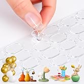 ZVP Removable Glue Dots for Large Party Decoration (1000, 0.31 * 0.51 in) | Works as wall safe tape and sticky tack for multi
