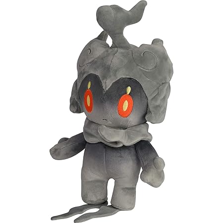 Pokémon 35207 Plüsch MARSHADOW, Plüschfigur ca. 20 cm, Original Pokemon Plüschtier, Stofftier zum Spielen und Sammeln, Spielf