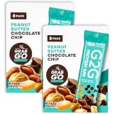 G2G Protein Bar, Peanut Butter Chocolate Chip, Real Food, Refrigerated for Freshness &mdash; 16 Count (2 Boxes)