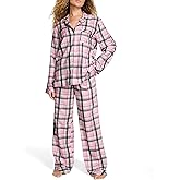 Victoria's Secret Flannel Pajama Set, Long Sleeve Button Down Shirt & Pants, Sleepwear for Women (XS-XXL)