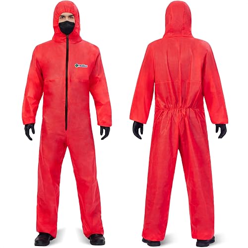 Hardsuits Biohazard Medtecs Hazmat Suits - 6 Sizes Options (1 PC) - with Pocket - Fabric ...