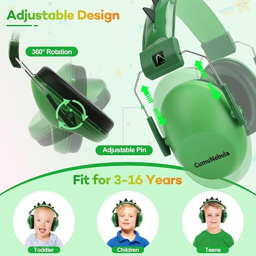 PROTEAR Kids SNR 28dB Noise Reduction Ear Protection Safety Ear uffs