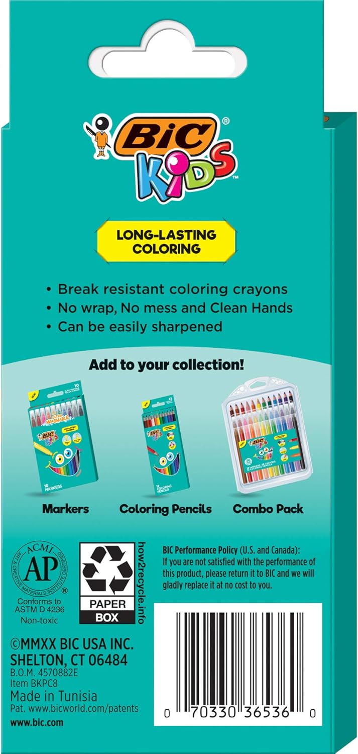BIC Kids Crayons: Office Products