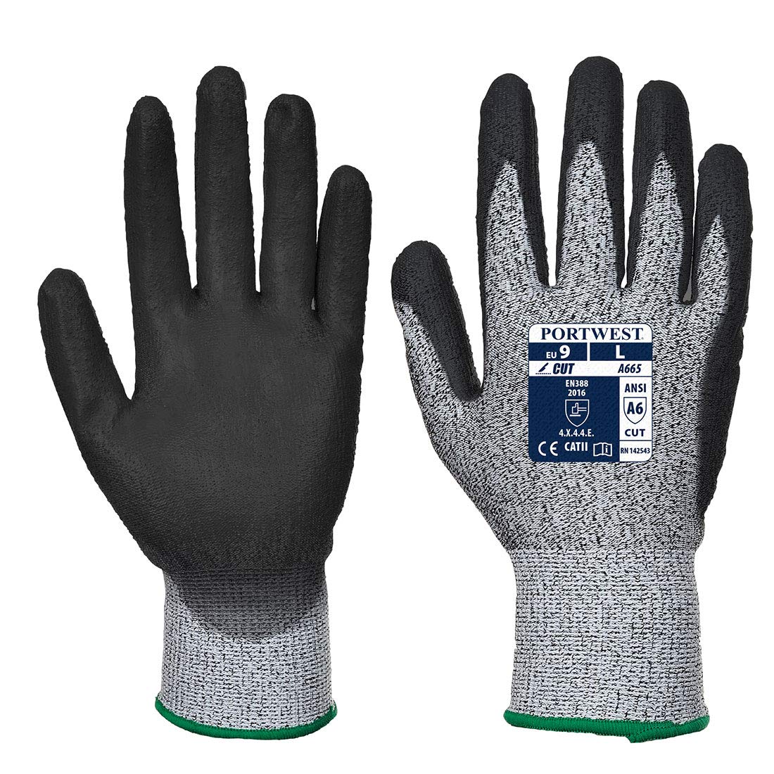Portwest A665 VHR Advanced Cut Resistant Glove Gray, X-Large โ image 1