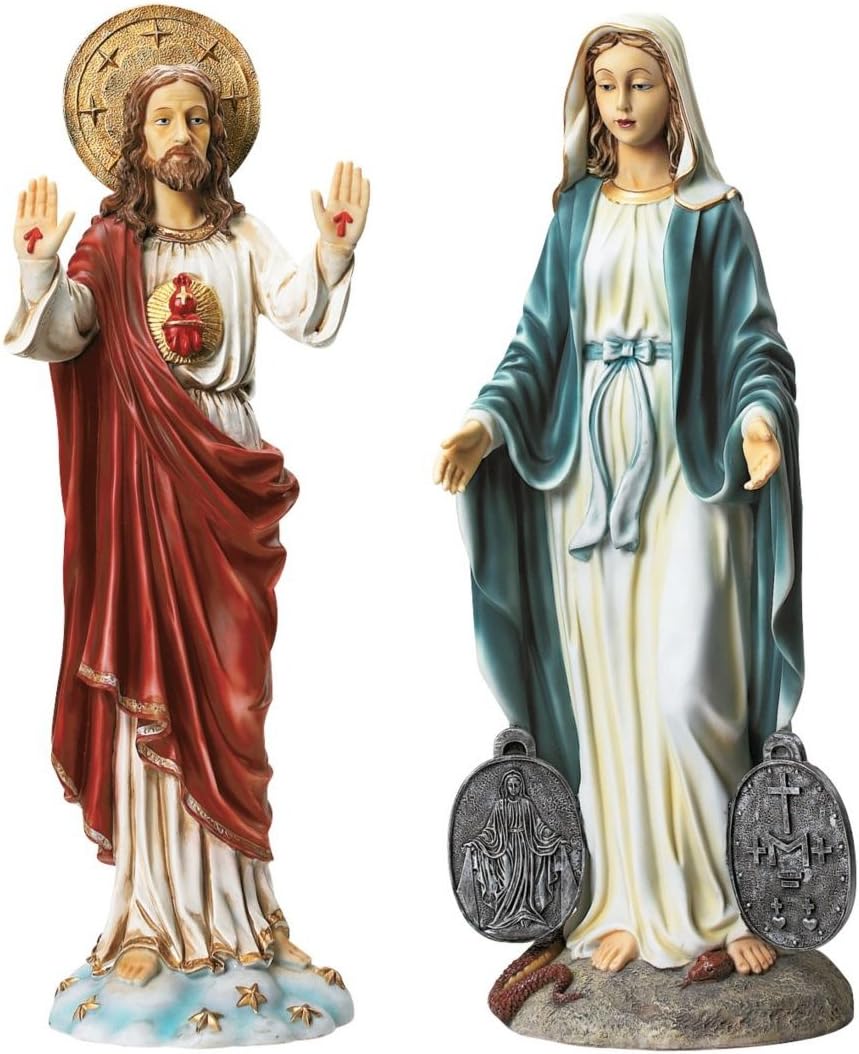 23.5" Virgin Mary Mother of Jesus Sculpture Statue Figurine