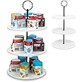 JAYOBGO Flavor Pods Holder for Ninja Thirsti Flavored Water Drops, Holds 15 Pods Storage Rack for Ninja Thirsties Drink System, Acrylic Pods Organizer for Ninja Thirsty, White