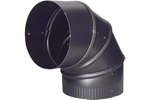 Imperial United States HDW, Black BM0014 6" Adjustable Elbow