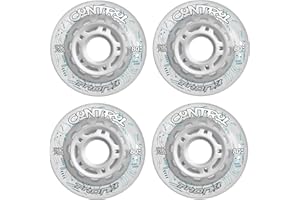 TronX Control Indoor Soft 76A Roller Inline Hockey Wheels - 59mm, 68mm, 72mm, 76mm & 80mm Hi-Lo