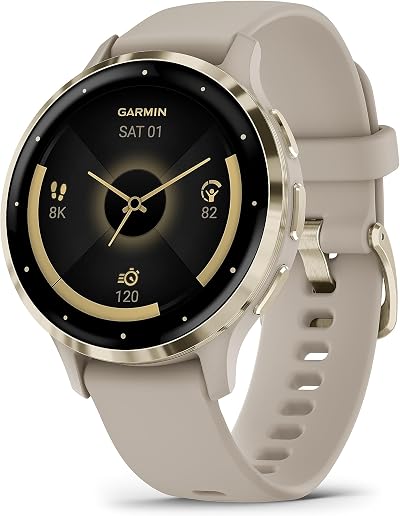 Garmin Venu 3S GPS Smartwatch 41 mm AMOLED French Grey