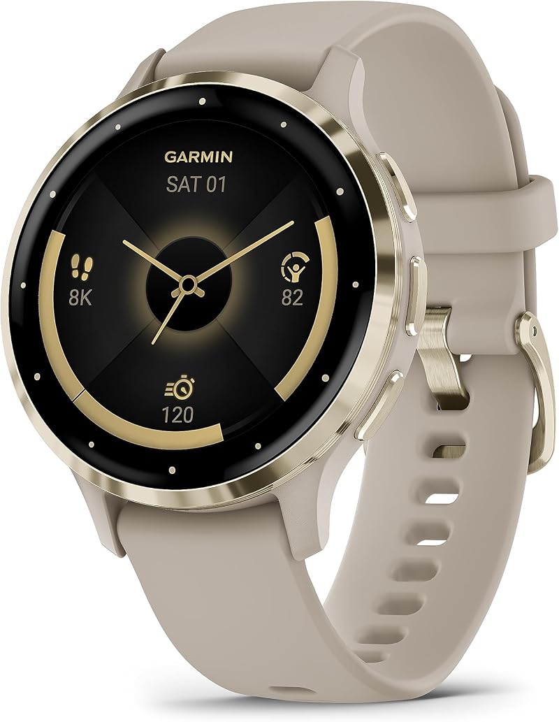 Garmin Venu 3S GPS Smartwatch 41 mm AMOLED French Grey